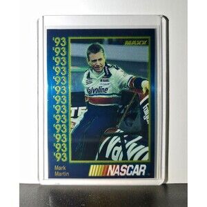Mark Martin 1993 Maxx Premier Plus Racing #6 NASCAR Card Roush Racing